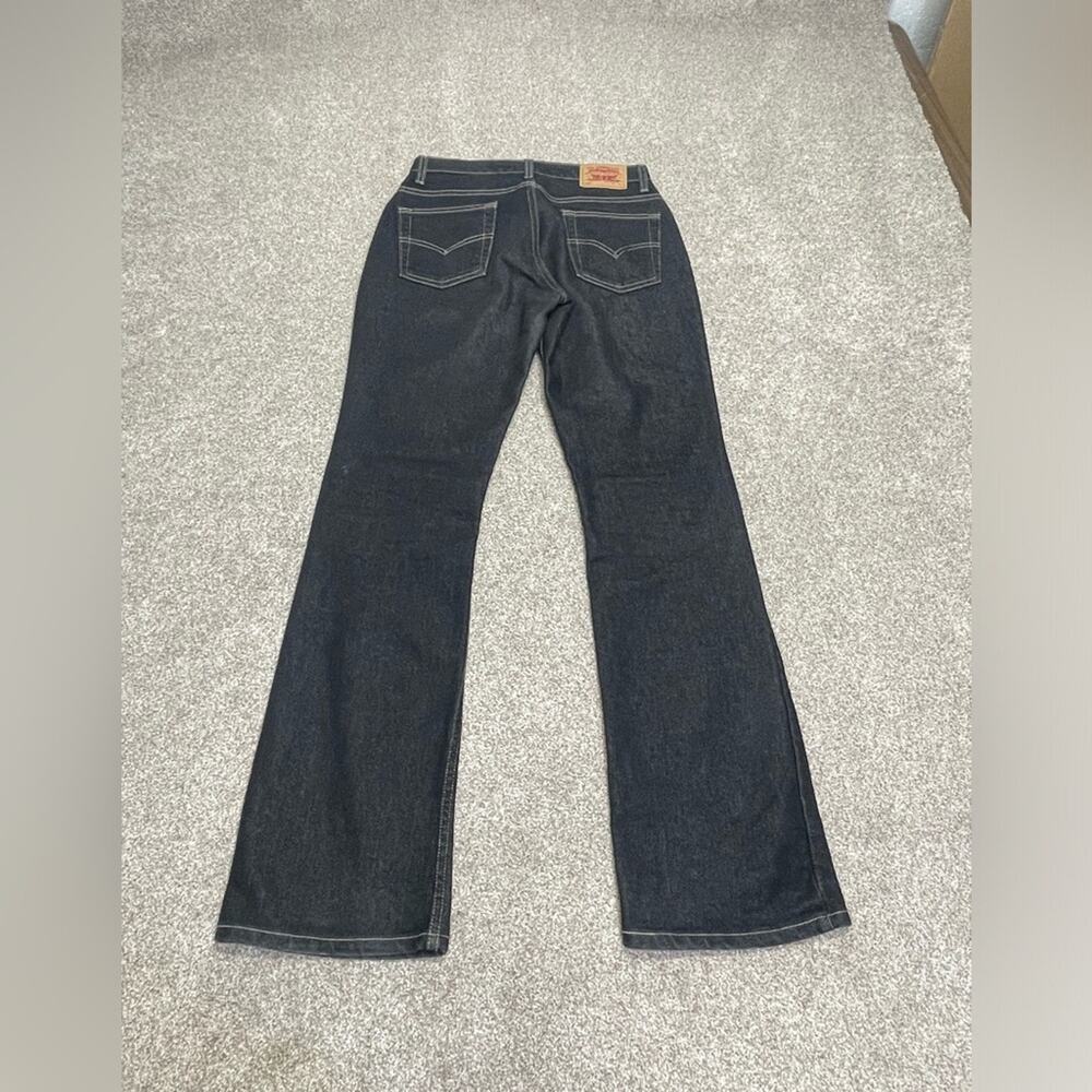Vintage Y2k Levi’s 515 Bootcut Lower Rise Jeans Sz 6 Black Rodeo Cowgril Western